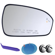 EAP passenger mirror glass front view showing clean reflective surface and fit