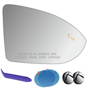 EAP passenger right mirror glass front view showing fit and clarity benefit
