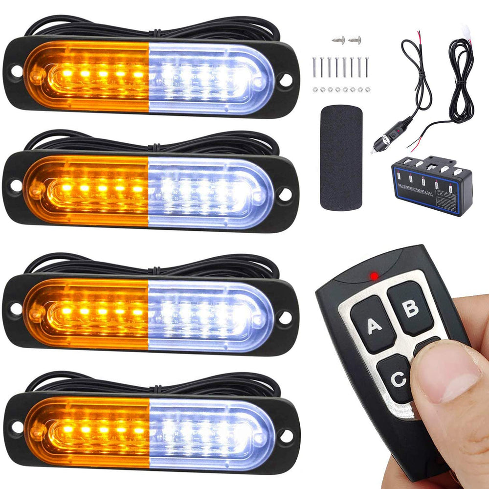 EASE2U E front-mounted strobe on bumper showing strong visibility