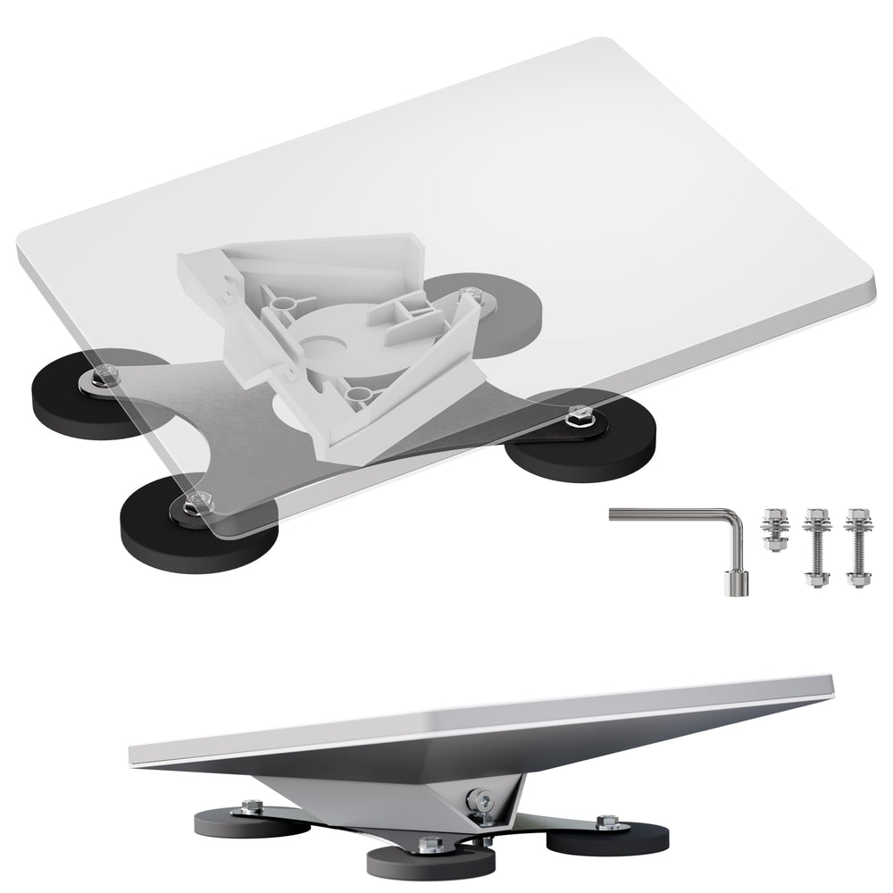 EAZUSE front profile of mount showing compact design and strong hold