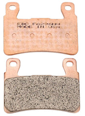 EBC FA296HH front view showing pad shape and backing plate, clear fitment benefit