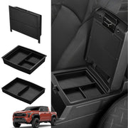 Ecarzo front assembly in Tacoma console showing clean fit and added storage