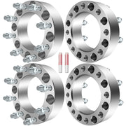 ECCPP front view of four 2 inch 8x170 spacers showing fitment benefit