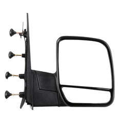 ECCPP passenger side mirror front view showing OEM fit and restored visibility