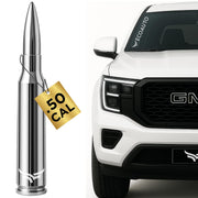 EcoAuto front view of 50 Cal Badass Bullet Antenna showing compact profile and styling benefit