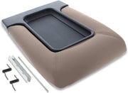 EcoAuto front view of beige replacement lid showing clean design and easy swap