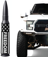 EcoAuto front view bullet antenna topper showing compact profile and bold design benefit