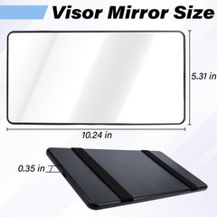 ecocstm close-up of 4K glass mirror delivering sharp reflection