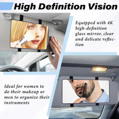ecocstm installed on sun visor offering quick touch-up benefits