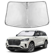 EcoNour front view showing full windshield coverage and heat reduction benefit