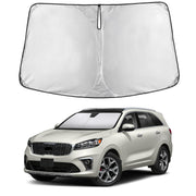 EcoNour front fit on Kia Sorento windshield demonstrating full coverage and protection