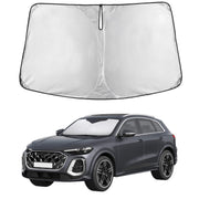 EcoNour front view on Audi Q5 windshield showing full coverage and protection