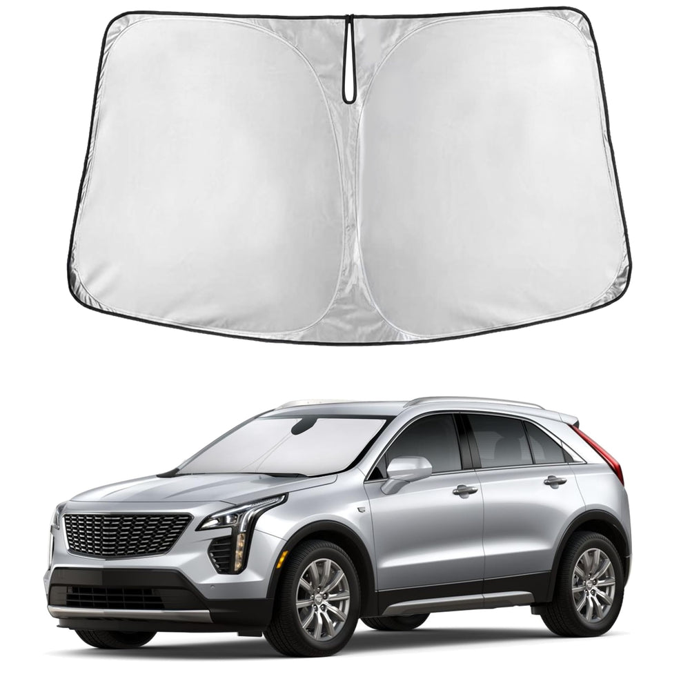 EcoNour front view showing full windshield coverage protecting interior