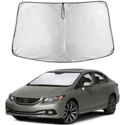EcoNour front packaging for Honda Civic sunshade showing fit and benefits