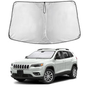 EcoNour front view on Jeep Cherokee windshield showing full coverage and protection