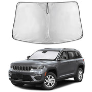 EcoNour front view showing custom fit for Jeep Grand Cherokee, protecting interior