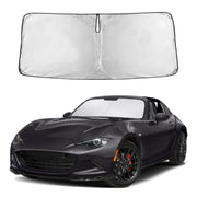 EcoNour front view showing full sunshade packaging and fit for MX5 Miata
