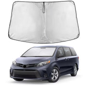 EcoNour front view showing sunshade fit and coverage benefit