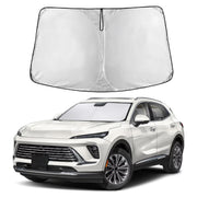 EcoNour front view sunshade covering Buick Envision windshield for cooler cabin