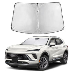 EcoNour front view sunshade covering Buick Envision windshield for cooler cabin