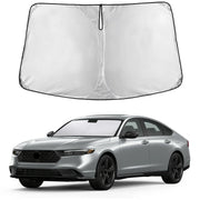 EcoNour front view showing perfect fit for Honda Accord windshield, keeps interior cool