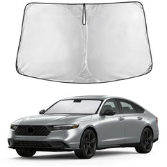 EcoNour front view showing perfect fit for Honda Accord windshield, keeps interior cool