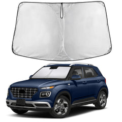 EcoNour front view on Hyundai Venue windshield showing full coverage and protection