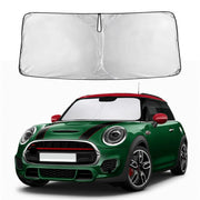 EcoNour front view showing tailored fit for Mini Cooper F55 and full windshield coverage
