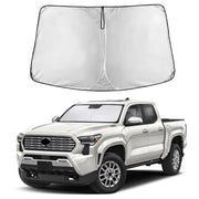 EcoNour front view showing full windshield coverage and neat fit benefit