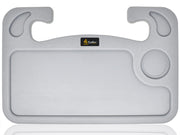 EcoNour front view of steering wheel tray showing dual surfaces and compact design