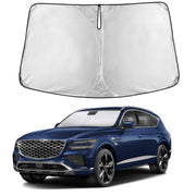 EcoNour sunshade front packaging showing fit for Genesis GV80 and clear benefit