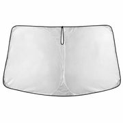 EcoNour front view fitted on Chevrolet Malibu windshield showing full coverage benefit