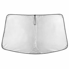 EcoNour front view fitted on Chevrolet Malibu windshield showing full coverage benefit