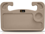 EcoNour front view on steering wheel showing stable meal surface and portability