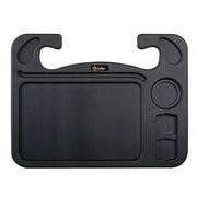 EcoNour front view of tray on steering wheel showing stable work surface