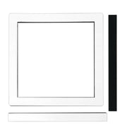 EcoSynic front view of gasket frame showing clean edges and fit benefit