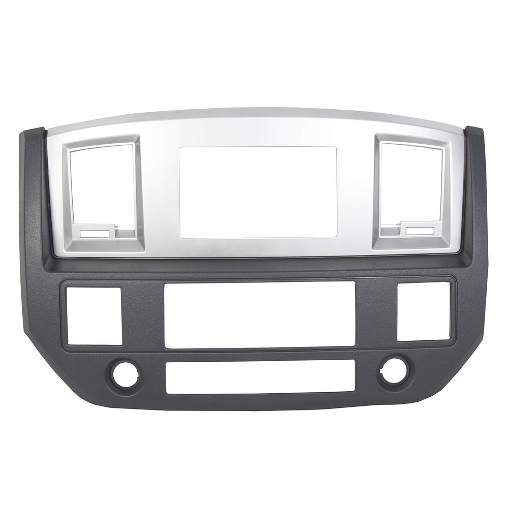ECOTRIC bezel front view showing double-DIN opening and factory look for easy upgrade