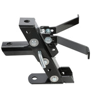 ECOTRIC hitch front view showing robust mount and clean finish for dependable towing