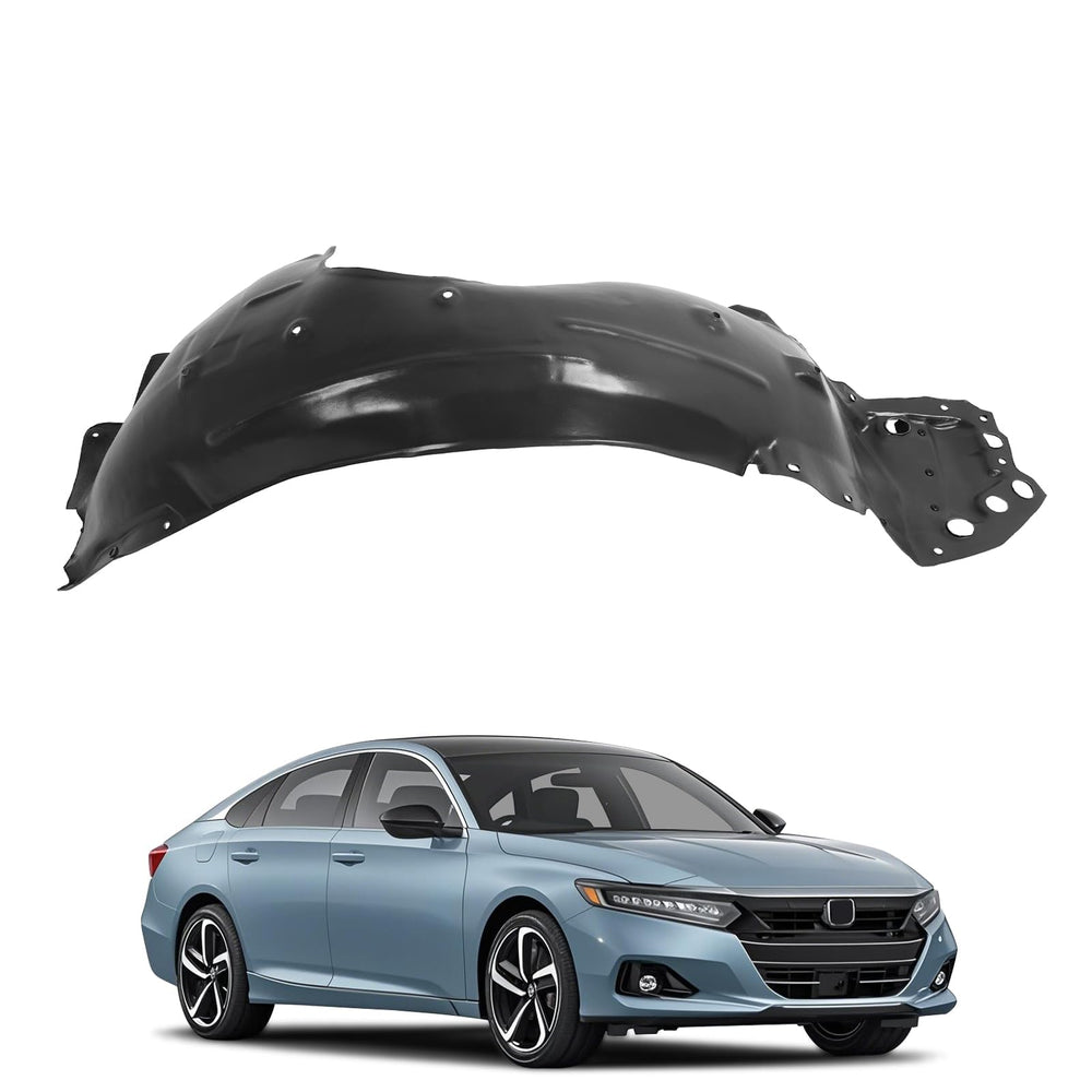 ECOTRIC right fender liner front view showing full coverage benefit