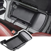 EDBETOS front view of center console tray showing neat compartments and quick access
