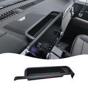 EDBETOS front view of dashboard tray showing sleek fit and extra storage