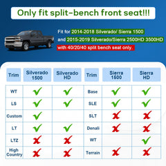 EDBETOS tray installed in Silverado jump-seat console for neat, accessible storage