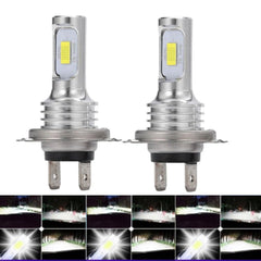 Edearkar H7 bulb installed in headlight showing easy plug-and-play