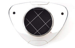 Edelbrock Pro-Flo 1002 close-up of mesh top and chrome base highlighting durability