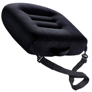 EDIETH front view showing booster cushion fit and improved seating posture