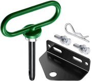 EilxMag front view of mounted hitch showing sturdy design and quick hookup benefit