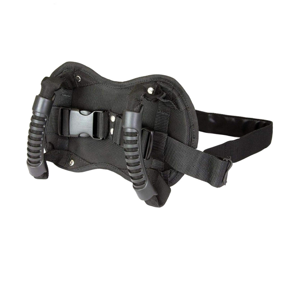 EKDJKK front handle closeup showing secure grip benefit
