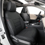 EKR front seat full set installed shows sleek protection and refined finish