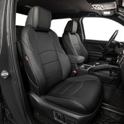 EKR front seat overview showing tailored fit and upgraded cabin appearance