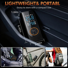 Eleanora LED flashlight active in SOS mode, improving visibility during night roadside use